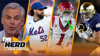 Mets to cut Jorge López after glove toss vs Dodgers time to end USCNotre Dame rivalry  THE HERD [upl. by Lance]