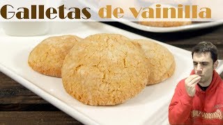 GALLETAS de VAINILLA 😍🍪😋 Receta rápida fácil y deliciosa Receta  268 [upl. by Mixie756]