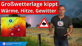 Jetzt kippt der August  Wärme Hitze und Gewitter [upl. by Rillings]