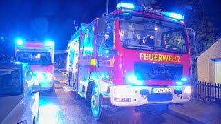 GARAGENBRAND IN HEILIGENHAUS  Dachstuhl von Garage im Vollbrand  Großer Schreck vor Weihnachten [upl. by Eirrem]