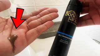 Bondi Sands Dark Self Tanning Foam Review [upl. by Ahdar]