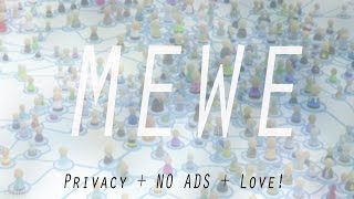 NEXT GEN SOCIAL NETWORK  MEWE  No Ads No Algorithms and Perfect Privacy [upl. by Arted]