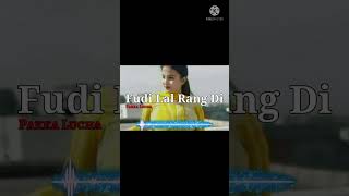 Fudi Lal Rang Di Punjabi Song  land Fudi Punjabi Song shorts [upl. by Alliuqat]