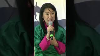 Gyalyum Ashi Dorji Wangmo Wangchuck speaking about Reincarnation of Vairochana Rinpoche [upl. by Norrehs]