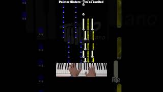 Comment jouer au piano quotIm so excitedquot des Pointer Sisters Piano médium [upl. by Opiuuk]