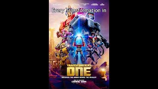 Every Transformation in Transformers One [upl. by Analim]