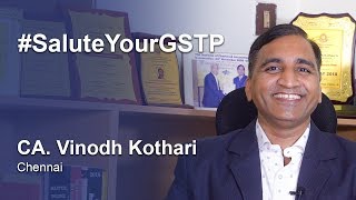 Salute Your GSTP  CA Vinodh Kothari [upl. by Airahs]