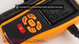 Humidity amp temperature meter GM1361 [upl. by Aihtyc]