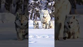 Snow White Takes on the HUGE Wolf with Cubs [upl. by Eniamert]