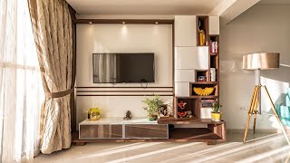 2 BHK Apt interior design Cost effective design  Simple and beautiful  Kams Designer Zone Pune [upl. by Ardnwahs]