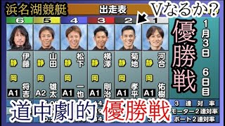 【浜名湖競艇優勝戦】道中劇的①河合佑樹②菊地孝平③横澤剛治④松下一也ら出走、優勝戦 [upl. by Fontes712]