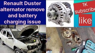 Renault Duster Alternator Remove Running Battery Light issue [upl. by Salohci515]