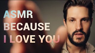 Whispered Face Touching amp Lens Raking because ily  ASMR [upl. by Campy803]