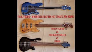 quotWherever I Lay My Hat Thats My Homequot Pino Palladino bassline cover fretless bass comparison [upl. by Marquardt477]