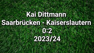 Kai Dittmann kommentiert 1 FC Saarbrücken gegen 1 FC Kaiserslautern 02 202324 [upl. by Esdnyl259]