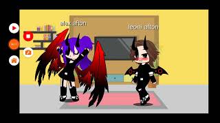 dancing meme gocha life alex x leoni 1011 [upl. by Akkim930]