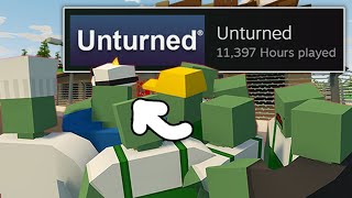 Most Stacked Zombie Raid In 11000 Hours Unturned Vanilla [upl. by Lleral]