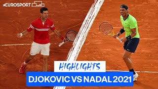 Djokovic amp Nadals RolandGarros SemiFinal Thriller That Went Down In History  Eurosport Tennis [upl. by Ivar850]