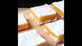 Lemon Squares Recipe Video [upl. by Alansen]