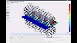 Coupled OpenFOAM and MATLAB FEA Simulation of a Heat Exchanger  FEATool Multiphysics [upl. by Morie]