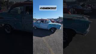 1957 Chevy 210 Ratrod shortvideo chevrolet trifivechevy ratrod shortclip carshow oldschool [upl. by Vigor]