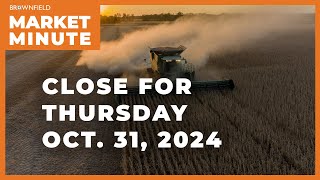 Soybeans closed higher Thursday  Closing Market Minute [upl. by Vaios702]