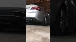 2010 Mercedes Benz E550 Straight pipe muffler delete [upl. by Quennie341]