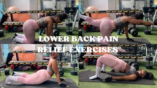 INSTANT RELIEF from lower back pain 6 easy exercises to strengthen the spine [upl. by Laehctim]