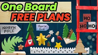 13 Christmas Projects from ONE Board FREE PLANS [upl. by Bran]