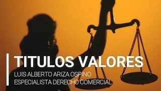 Títulos Valores [upl. by Drislane]