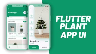 Plant App  Flutter UI  Speed Code [upl. by Maren307]