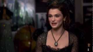 Oz The Great amp Powerful Set Interview Rachel Weisz  CASTAS [upl. by Ellekim]