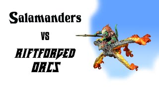 quot𝐅𝐚𝐧 𝐭𝐡𝐞 𝐟𝐥𝐚𝐦𝐞𝐬quot Kings of War Salamanders vs Riftforged Orcs  Battle Report 053 [upl. by Paolina452]