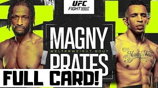 UFC Fight Night Magny vs Prates Predictions amp Full Card Breakdown  UFC Vegas 100 Betting Tips [upl. by Seen]