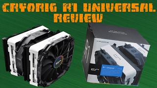 Cryorig R1 Universal  Futuristischer High End Kühler im Test [upl. by Imehon332]