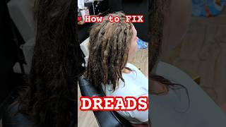 Awesome Dread Maintenance Transformation dreadlock dreads [upl. by Attiuqram]