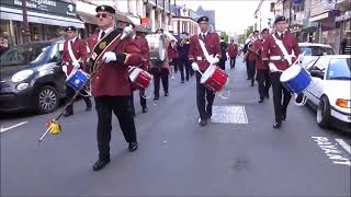 Bastille Day Parade 2016 Deauville  Cowes Royal British Legion Band [upl. by Adohr]