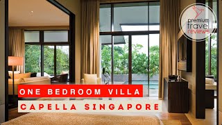 Capella Singapore  FABULOUS ultraluxury hotel on Sentosa Island one bedroom villa [upl. by Idoj]