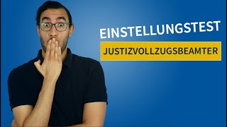 Einstellungstest JVA Justizvollzugsbeamter 2024 einstellungstest jva justiz [upl. by Filiano628]