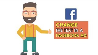 How To Change The Text In A Facebook Ad [upl. by Lynnett202]