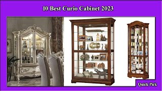 ✅ Uncovering the Secrets of the Top 10 Curio Cabinets of 2023 [upl. by Ekaj]