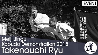 Takenouchi Ryu Koshinomawari Kogusoku  Takenouchi Toichiro  Meiji Jingu Kobudo Demonstration 2018 [upl. by Nedrob]