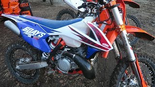 2018 KTM 250 EXC TPI Sixdays amp 250 EXCF Test Rides [upl. by Redwine]