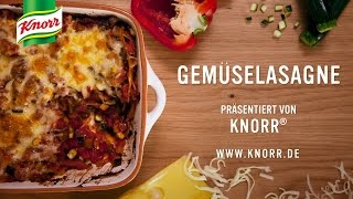 Gemüselasagne  Knorr Rezepte [upl. by Enigroeg258]