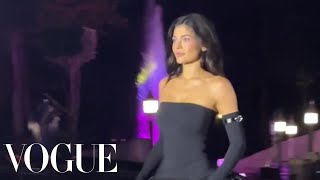 Kylie Jenner Walks the Disneyland Runway at Coperni [upl. by Eidderf711]