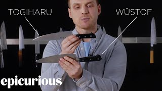 Knifemaker Explains The Difference Between Chefs Knives  Epicurious [upl. by Kali502]