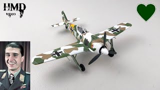 FockeWulf Fw 190A4 Luftwaffe JG 54 Walter Nowotny 1943 Hobby Master 148 Diecast Model [upl. by Bannon]