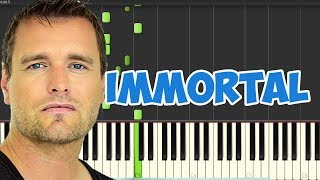 🎹 Thomas Bergersen  Immortal Piano Tutorial Synthesia❤️♫ [upl. by Asseret55]