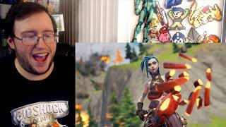 Gors quotFortnitequot Arcane Jinx From League of Legends Reveal Trailer REACTION [upl. by Hebe780]