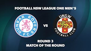 NSW League One Mens Round 3 Dunbar Rovers FC v UNSW [upl. by Kilian]